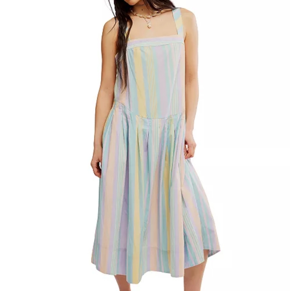 NWT Free Peaple Primavera Midi Dress - Picture 4 of 6